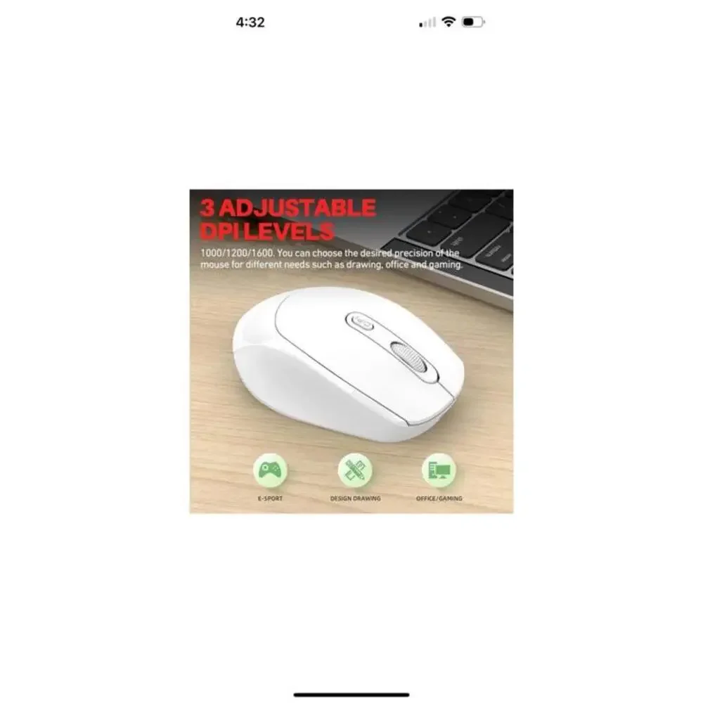 Quagswag Wireless Charging Mouse Black